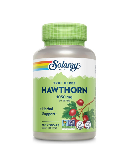 Cápsulas de Baya de Espino Solaray 1050 mg - 180 VegCaps Cápsulas de Baya de Espino Solaray 1050 mg - 180 VegCaps