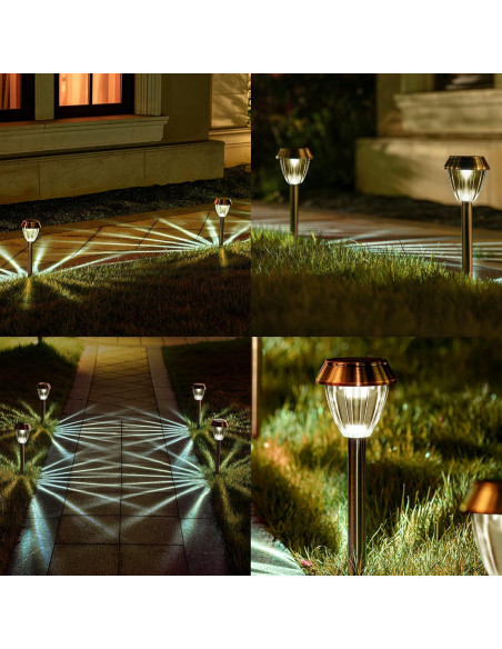 Luces Solares para Jardín SOLATINO, Paquete de 6, LED IP44 Luces Solares para Jardín SOLATINO, Paquete de 6, LED IP44