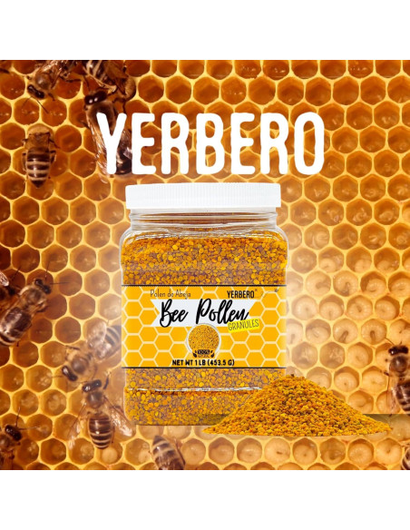 Polen de Abeja Yerbero 1 lb 100% Natural Puro Dulce Polen de Abeja Yerbero 1 lb 100% Natural Puro Dulce