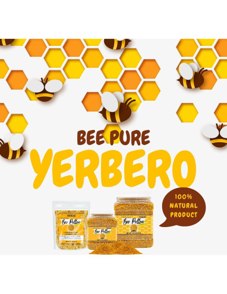 Polen de Abeja Yerbero 1 lb 100% Natural Puro Dulce Polen de Abeja Yerbero 1 lb 100% Natural Puro Dulce