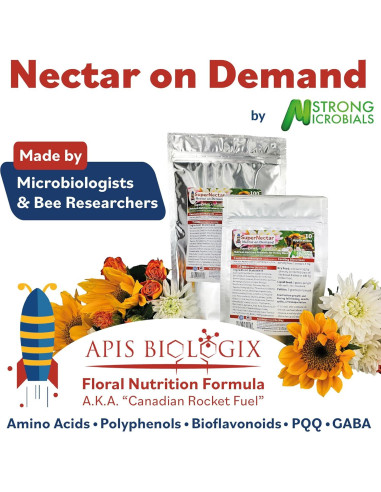 Suplemento Nutricional para Abejas SuperNectar 50g Probioticos