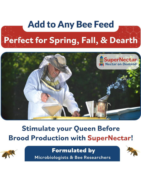 Suplemento Nutricional para Abejas SuperNectar 50g Probioticos Suplemento Nutricional para Abejas SuperNectar 50g Probioticos