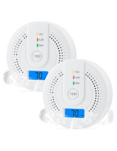 Detector de Monóxido de Carbono Shyeeh JA-995, Batería, Pantalla Digital