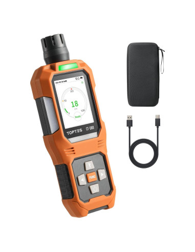 Detector de Monóxido de Carbono TOPTES CT-580, Pantalla Color TFT