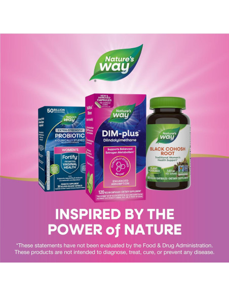 Suplemento DIM-Plus Nature's Way 120 Cápsulas Veganas Suplemento DIM-Plus Nature's Way 120 Cápsulas Veganas