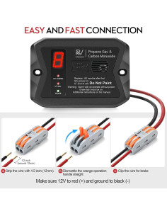 Detector de Gas Propano y Monóxido de Carbono PROTECTMETER R502 12V 2