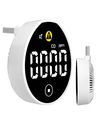 Detector de Monóxido de Carbono USB LSENLTY Portátil 0-1000 PPM
