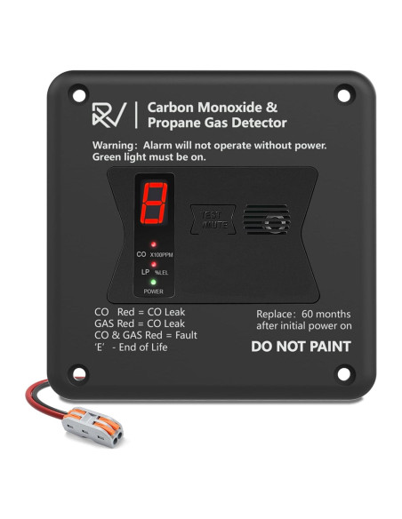 Detector de Monóxido de Carbono y Gas Propano Leakbee R503 2 en 1 Detector de Monóxido de Carbono y Gas Propano Leakbee R503 2 en 1