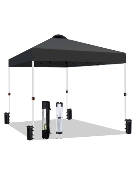 Carpa Pop Up SAILARY 3x3m Negra para 8-10 Personas Carpa Pop Up SAILARY 3x3m Negra para 8-10 Personas