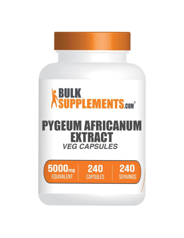 Cápsulas de Extracto de Pygeum Africanum BulkSupplements 240 Unidades