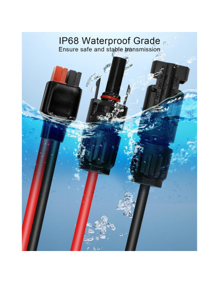Cable de extensión solar 6,10 m Naviclass 10AWG IP68 Cable de extensión solar 6,10 m Naviclass 10AWG IP68