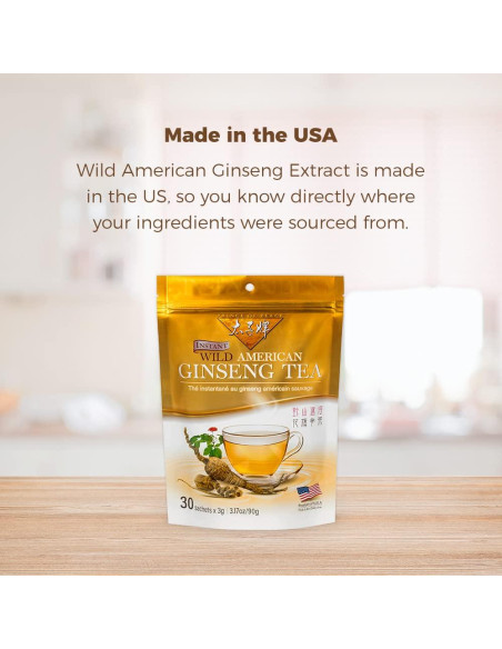 Té Instantáneo Príncipe de la Paz Ginseng Americano 30 Bolsitas Té Instantáneo Príncipe de la Paz Ginseng Americano 30 Bolsitas