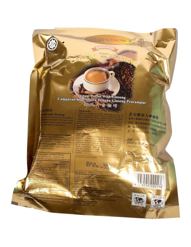 Café Instantáneo de Ginseng Gold Choice 400g - Aroma Rico