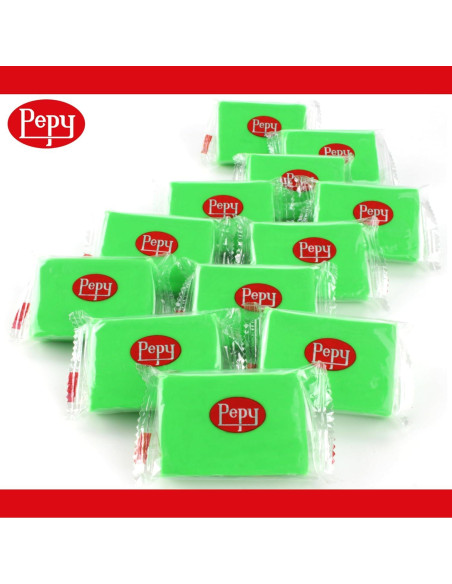 Pepy Plastilina No Secante Verde Claro Set 24 Barras 1.4 oz Pepy Plastilina No Secante Verde Claro Set 24 Barras 1.4 oz