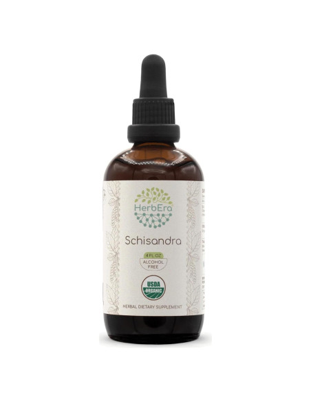 Tintura Orgánica de Schisandra HerbEra 118 ml - Extracto Sin Alcohol Tintura Orgánica de Schisandra HerbEra 118 ml - Extracto Sin Alcohol