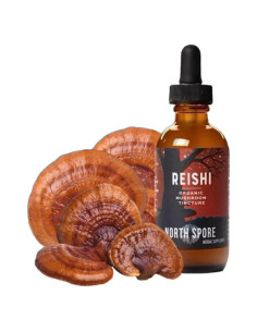 Tintura de Hongo Reishi Orgánico North Spore 59 ml - Adaptógeno