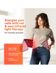 Cinturón Terapia Luz Roja LifePro - 660nm y 850nm Infrarrojo 2