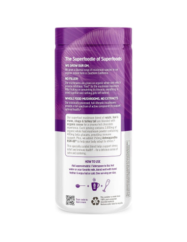 Mezcla de Chocolate Caliente Om Mushroom Superfood 240g