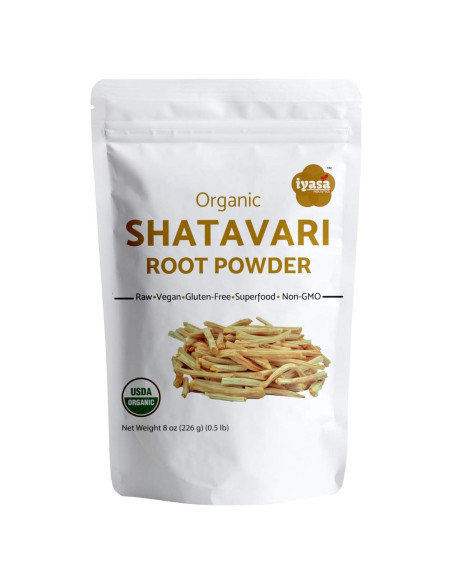 Polvo de Raíz de Shatavari Orgánico 227g - Tónico Salud Femenina Polvo de Raíz de Shatavari Orgánico 227g - Tónico Salud Femenina