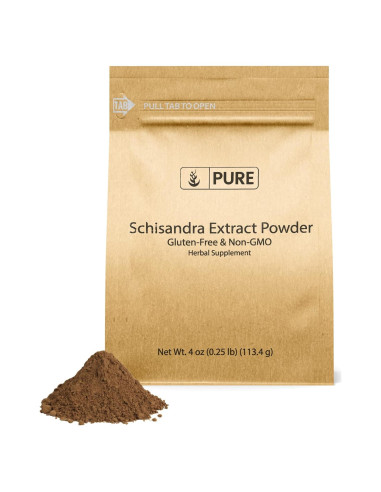 Schisandra en Polvo 113.4 g - Ingredientes Originales Puros, Sin Gluten