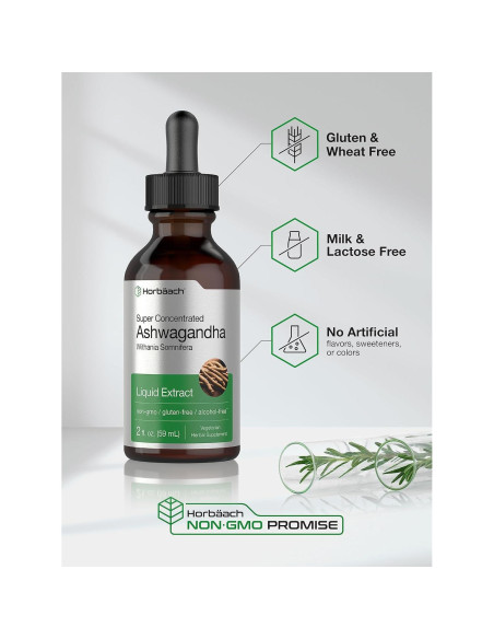 Extracto Líquido de Raíz de Ashwagandha Horbach 59 ml Extracto Líquido de Raíz de Ashwagandha Horbach 59 ml