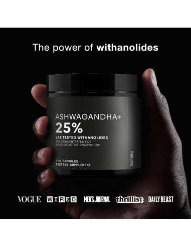 Ashwagandha Toniiq 120 Cápsulas 40:1 25% Withanolides