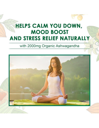 Gomitas de Ashwagandha NEVISS 2000mg Veganas 120 Unidades