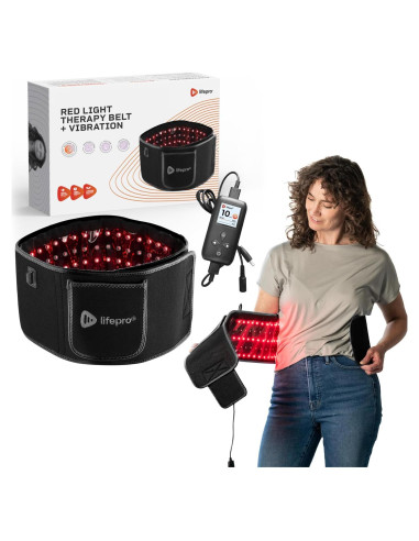 Cinturón de Terapia de Luz Roja LifePro - Ajustable y Portátil