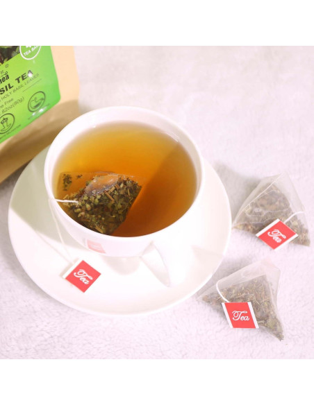 Té de Albahaca Sagrada FullChea - 40 Bolsitas 2g - Sin Cafeína Té de Albahaca Sagrada FullChea - 40 Bolsitas 2g - Sin Cafeína