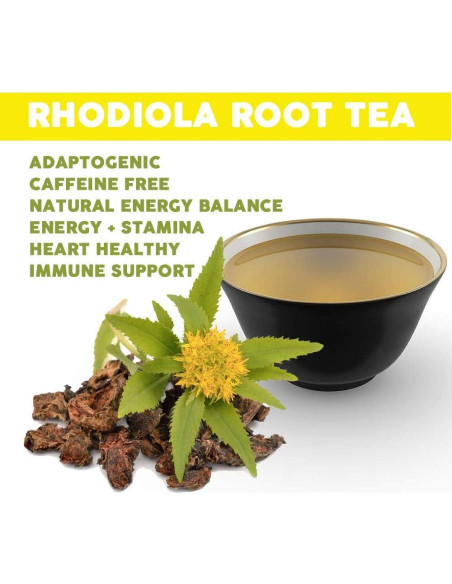 Té de Hierbas Sin Cafeína Bravo Tea Rhodiola 20 Bolsitas Té de Hierbas Sin Cafeína Bravo Tea Rhodiola 20 Bolsitas