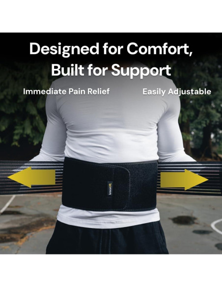 Cinturón Lumbar BraceUP XXL para Alivio de Espalda Baja Cinturón Lumbar BraceUP XXL para Alivio de Espalda Baja