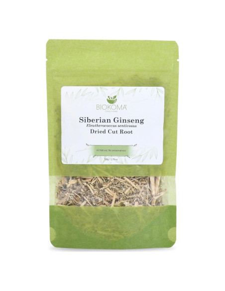 Ginseng Siberiano Biokoma Raíz Cortada 50g - Té Herbal Natural Ginseng Siberiano Biokoma Raíz Cortada 50g - Té Herbal Natural