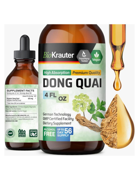 Tinctura de Dong Quai BIO KRAUTER 118.29 ml - Salud de la Mujer Tinctura de Dong Quai BIO KRAUTER 118.29 ml - Salud de la Mujer