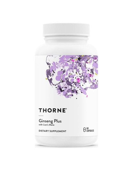 Suplemento Ginseng Plus Thorne - 60 Cápsulas - Enfoque y Memoria Suplemento Ginseng Plus Thorne - 60 Cápsulas - Enfoque y Memoria