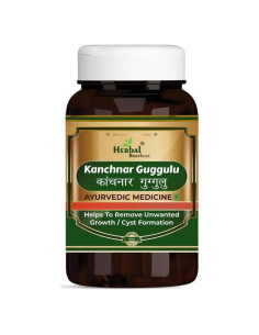 Tabletas Ayurvédicas Kanchnar Guggulu 450 mg 120 Unidades