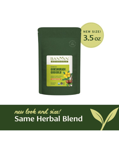 Suplemento Ayurvédico Orgánico Banyan Botanicals Gokshuradi Guggulu 113 g