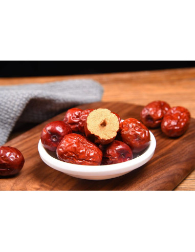 Fechas Rojas Jujube Premium 453g YILINSHA 100% Natural