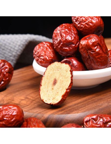 Fechas Rojas Jujube Premium 453g YILINSHA 100% Natural Fechas Rojas Jujube Premium 453g YILINSHA 100% Natural