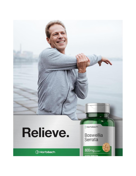 Cápsulas de Boswellia Serrata Horbaach 800mg 120 Unidades Cápsulas de Boswellia Serrata Horbaach 800mg 120 Unidades