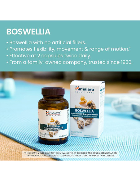 Himalaya Boswellia 250 mg, 120 Cápsulas para Articulaciones Himalaya Boswellia 250 mg, 120 Cápsulas para Articulaciones
