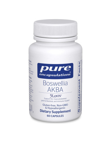Suplemento Articular Boswellia AKBA Pure Encapsulations 60 Cápsulas