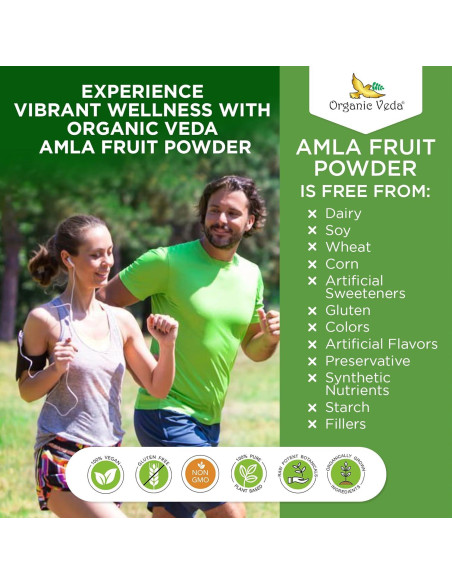 Polvo de Amla Orgánico Veda 198g - Superalimento Saludable Polvo de Amla Orgánico Veda 198g - Superalimento Saludable