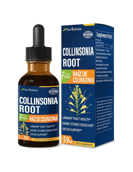 Gotas de Collinsonia Nurbetoxa 60ml Suplemento Natural Detox Gotas de Collinsonia Nurbetoxa 60ml Suplemento Natural Detox