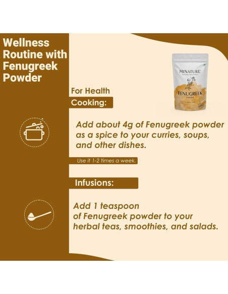 Polvo de Fenogreco Orgánico Mi Naturaleza 227g - 100% Natural Polvo de Fenogreco Orgánico Mi Naturaleza 227g - 100% Natural
