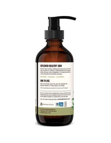 Aceite de Neem Orgánico Banyan Botanicals 227 g - Refrescante y Calmante