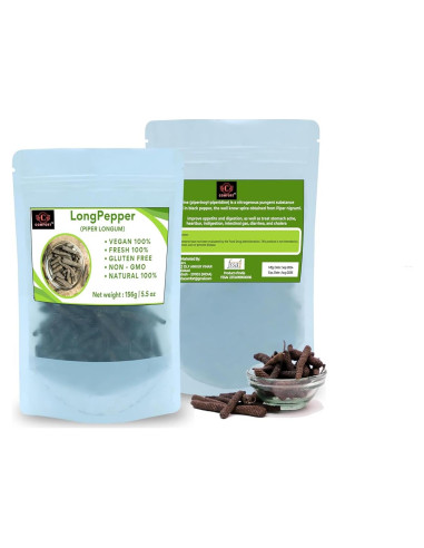Pimienta Larga Arya Traders 156g - Especia Natural India