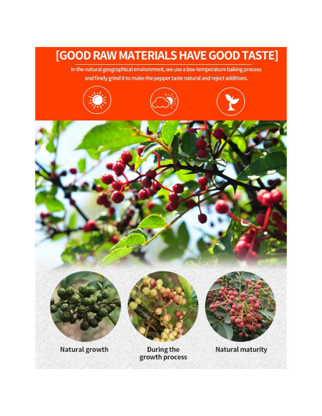 Polvo de Pimienta de Sichuan BAILINHOU 30g - Sabor Auténtico Polvo de Pimienta de Sichuan BAILINHOU 30g - Sabor Auténtico