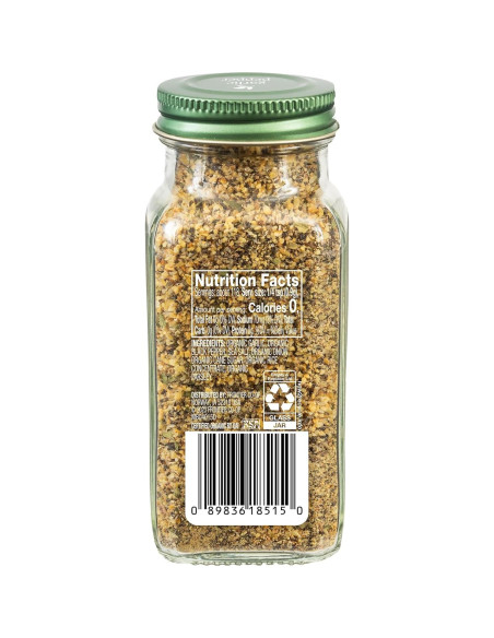 Pimienta de Ajo Orgánica Simply 105g - Mezcla con Sal de Mar Pimienta de Ajo Orgánica Simply 105g - Mezcla con Sal de Mar