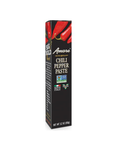 Pasta de Pimiento Picante Vegana Amore 90.72g - Hecha en Italia