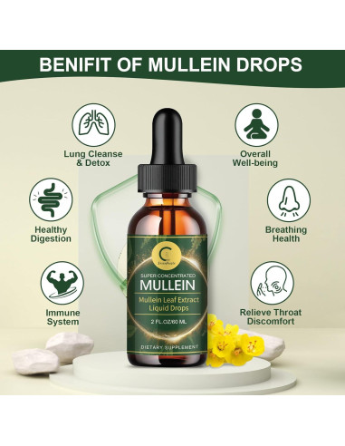 Gotas de Mullein GPGP GreenPeople 118 ml - Limpieza Pulmones